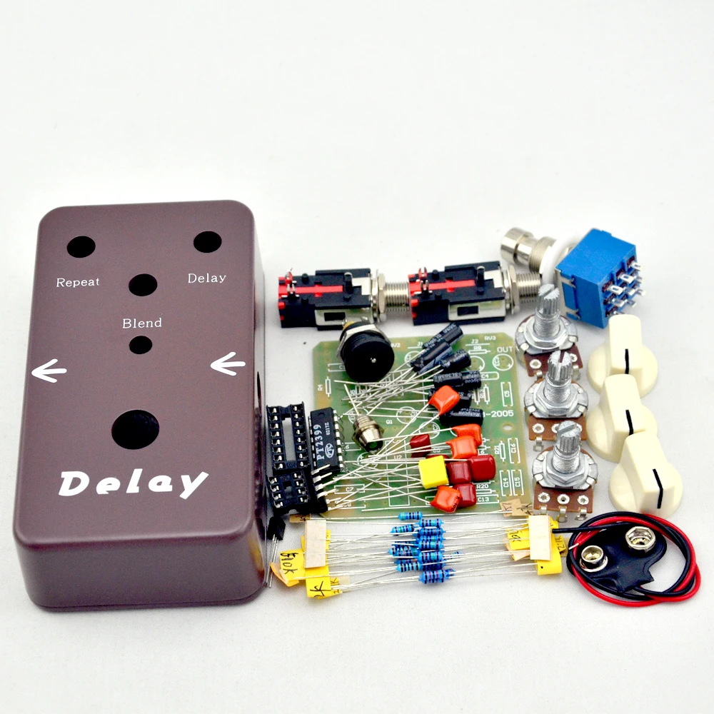 LANDTONE DIY Delay Guitar Effects Pedal Kits With 1590B And ICPT2399,TL072CP Pedal Kits