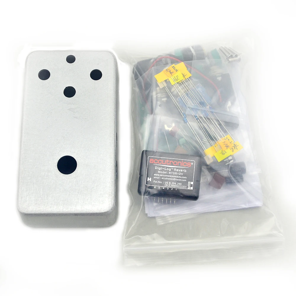 DIY LANDTONE Digital Reverb Guitar Effect Pedal kit True Bypass With 1590B