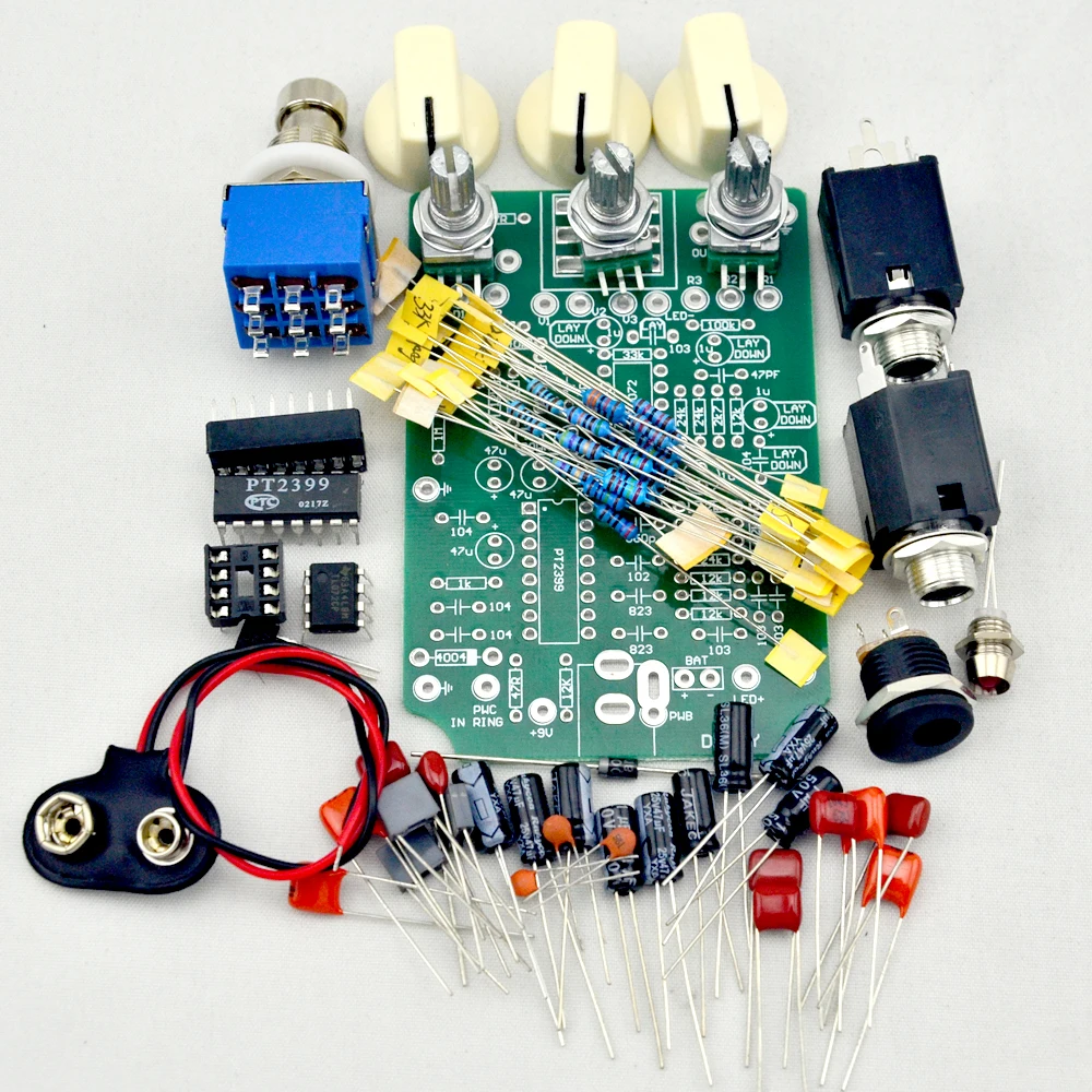 LANDTONE Delay,Overdrive,Distortion,Fuzz,Compressor,Tremolo,Boost,Klon Centaur,Reverb Guitar Pedal Kits Without Enclosure