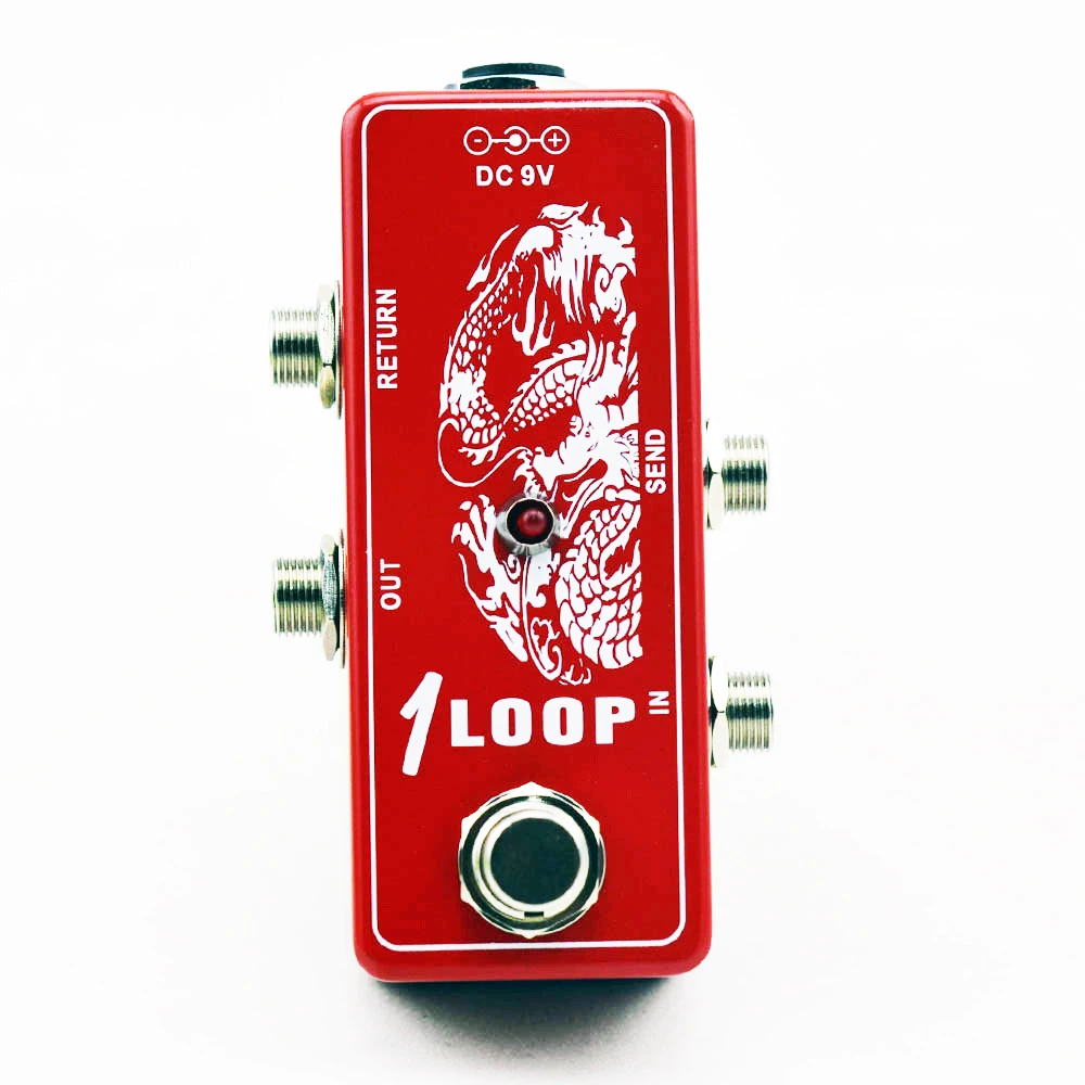 LANDTONE True-Bypass Guitar Effect Pedal Looper Mini Red Switcher True Bypass