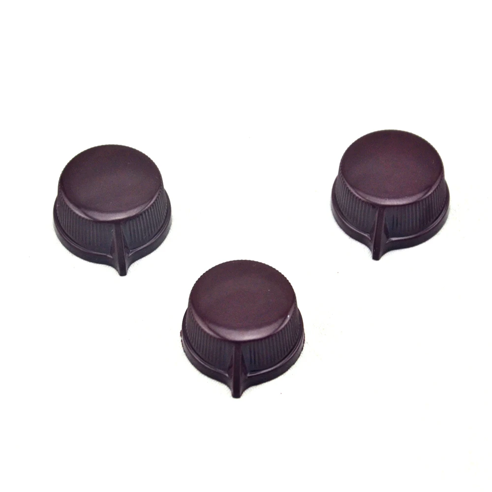 3 X Genuine DAKA WARE 1470 Oxblood Knobs for Klon Centaur Overdriver Guitar Effects Pedal Set Screw