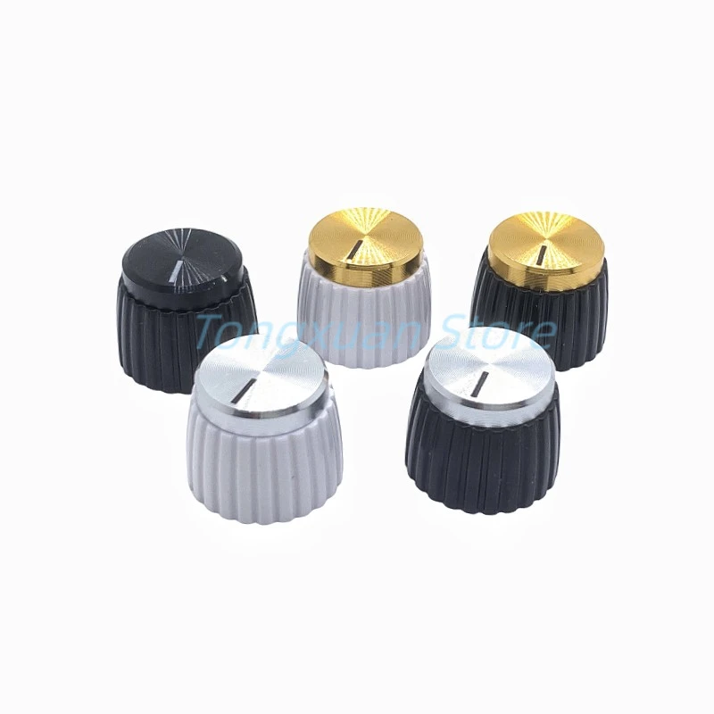 30pcs Aluminum Plastic Set Button Capfor Marshall Audio Guitar AMP Effect Pedal Over Pointer Knobdrive DJ Mixer Radio Stomp Box
