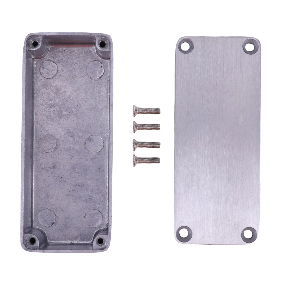 1590A Style Pedal Enclosure with Screws Guitar Effect Pedal Enclosure Aluminum Stomp Box Enclosure Musical Instrument Kit