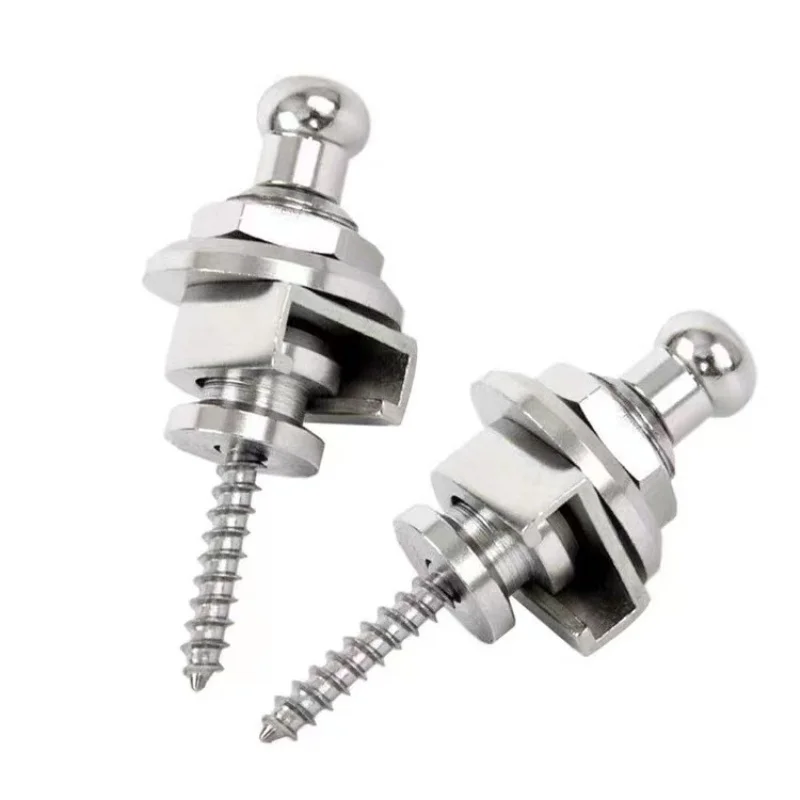 10PCS LANDTONE Guiar Bass Strap Lock Guitar Accessory NICKEL Schaller - Style Guitar StrapLock Wholesale&Retail
