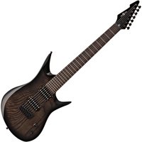 Harlem 7-String Electric Guitar Trans Black