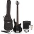 Chicago 5 String Bass Guitar Black + 15W Amp Pack - Image 3