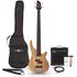 Chicago Fretless Bass Guitar + 15W Amp Pack Natural - Image 3