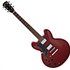 Hartwood Revival Left Handed Semi Acoustic Guitar Cherry Red - Image 3