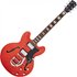 Hartwood Revival Vibrato Semi Acoustic Guitar Burnt Orange - Image 3