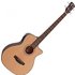 Electro Acoustic Bass Guitar Natural - Image 3