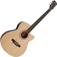 Single Cutaway Electro Acoustic Guitar Natural