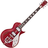 Hartwood Speedway Vibrato Electric Guitar Lipstick Red