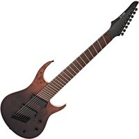 G4M 529 Pro Fanned Fret 8-String Electric Guitar Grey Tide Fade - Image 1
