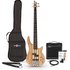 Chicago Neck Thru Bass Guitar + 15W Amp Pack Natural - Image 3