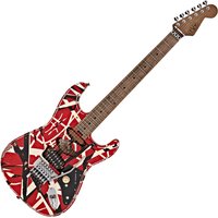 EVH Striped Frankie Red/White/Black