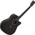 Dreadnought Cutaway Electro Acoustic Guitar Black - Image 3