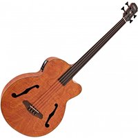 Aria FEB F2/FL Acoustic Bass Flame Nato Natural