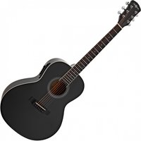 Parlour Electro-Acoustic Guitar Black