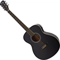 Student Left Handed Electro Acoustic Guitar Black