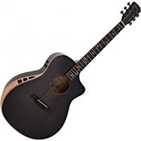 Hartwood Sonata-FX Concert Electro-Acoustic Guitar Black - Image 1