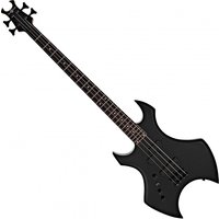 Harlem X Left Handed Bass Guitar Black