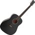 Dreadnought Acoustic Guitar Black - Image 3