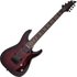 Schecter Omen Elite-7 7 String Black Cherry Burst - Image 3