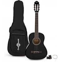 3/4 Classical Guitar Pack Black