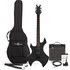 Harlem X Left Handed Electric Guitar + 15W Amp Pack Black - Image 3