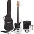 Seattle Left Handed Bass Guitar + 15W Amp Pack White - Image 3