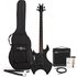 Harlem X Left Handed Bass Guitar + 15W Amp Pack Black - Image 3
