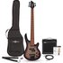 Chicago Select 5-String Bass Guitar + Amp Pack Purple Burst - Image 3