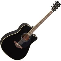Yamaha FGCTA Transacoustic FG Cutaway Black