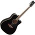 Yamaha FGCTA Transacoustic FG Cutaway Black - Image 3