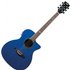 EKO NXT A100CE Electro Acoustic See Through Blue - Image 3