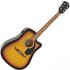 Fender FA-125CE Dreadnought Electro Acoustic Sunburst - Image 3