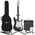 LA Electric Guitar Black 15W Guitar Amp & Ultimate Accessory Pack - Image 3