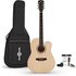 Dreadnought Cutaway Electro Acoustic Guitar & Accessory Pack Natural - Image 3