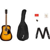 Fender FA-115 Acoustic Dreadnought Pack Sunburst and a Free 90-Day Subscription to Fender Play - Image 1