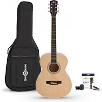 Student Electro Acoustic Guitar & Accessory Pack Natural