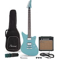 Hartwood Charger Origin Guitar Pack Lagoon Blue