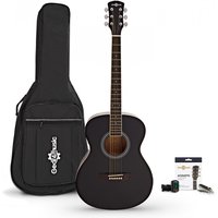 Student Electro Acoustic Guitar & Accessory Pack Black
