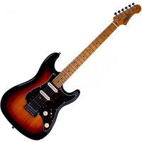 JET Guitars JS-400 HSS Roasted Maple Sunburst