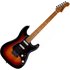 JET Guitars JS-400 HSS Roasted Maple Sunburst - Image 3