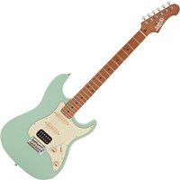 JET Guitars JS-400 HSS Roasted Maple Sea Foam Green