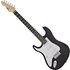 LA Left Handed Electric Guitar Black - Image 3