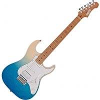 JET Guitars JS-450 Roasted Maple Transparent Blue