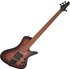 G4M 972 Fanned Fret Bass Guitar Red Burl Burst - Image 3