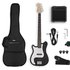 VISIONSTRING 3/4 Left Handed Bass Guitar Pack Black - Image 3