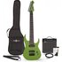 Harlem S 8-String Electric Guitar + 15W Amp Pack Slime Green - Image 3